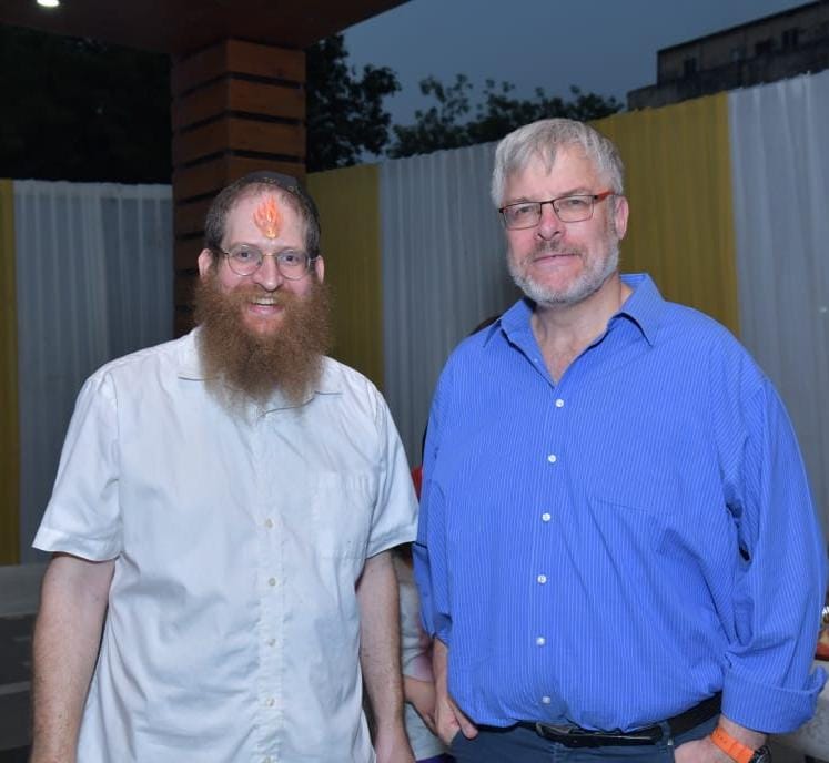 עם שגריר ישראל בהודו